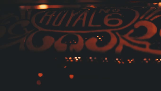 The ornate Royal No. 6 nameplate